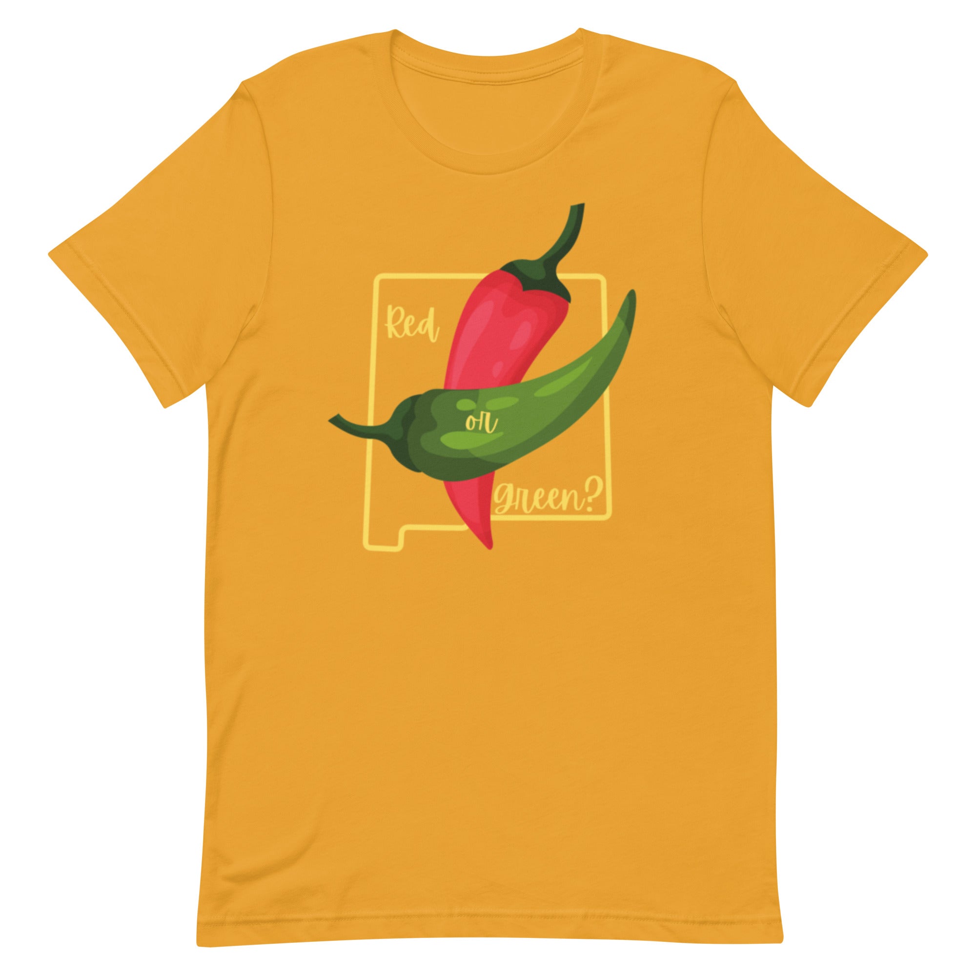Yellow State Question Shirt - Hatch Green Chile Store