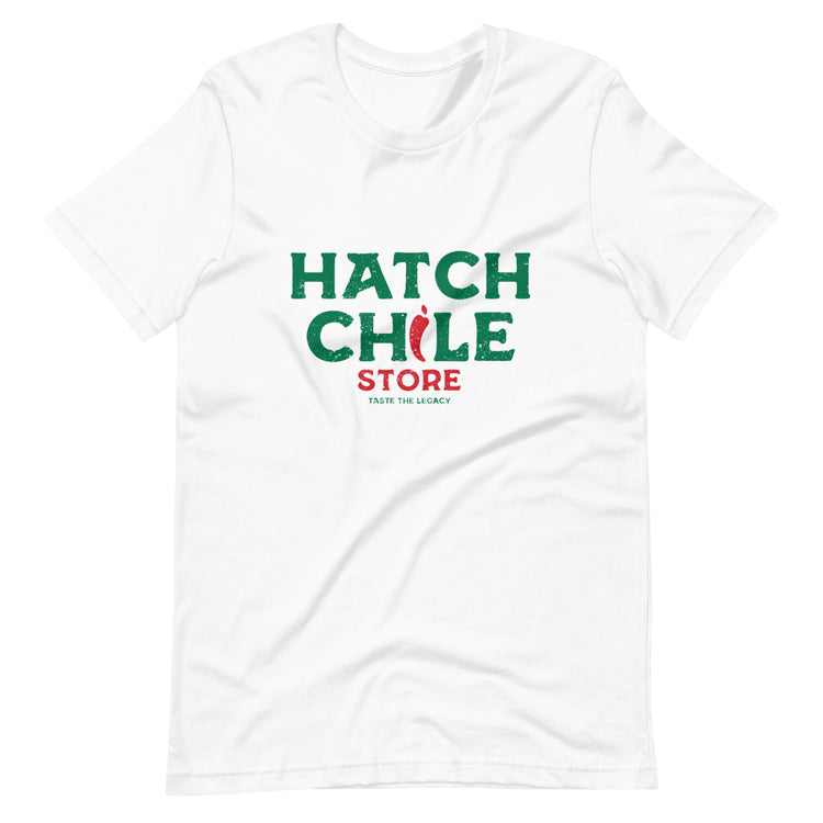 White Hatch Chile Store Shirt - Hatch Green Chile Store