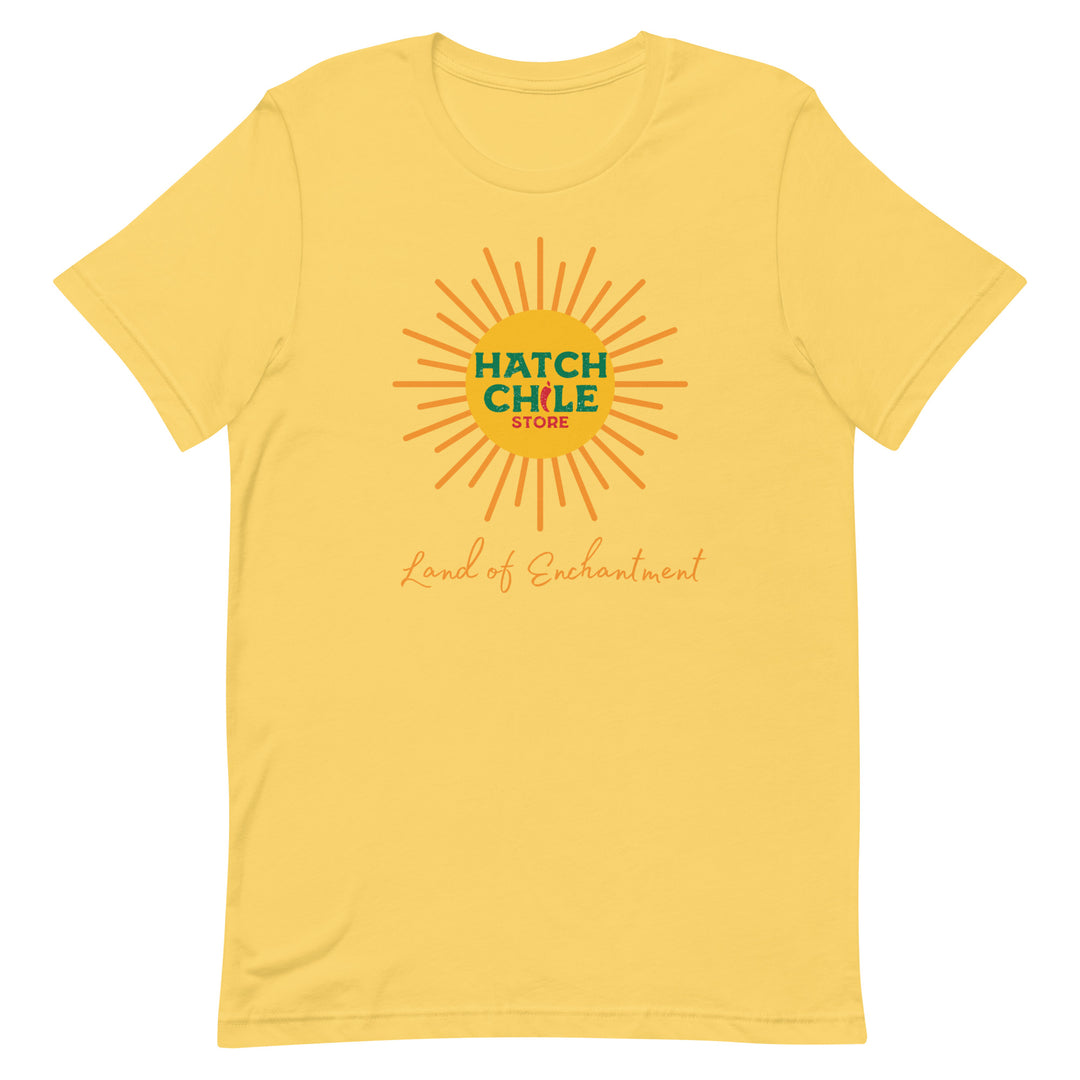 Yellow Land of Enchantment Shirt - Hatch Green Chile Store