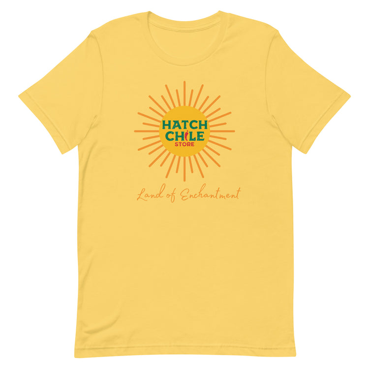Yellow Land of Enchantment Shirt - Hatch Green Chile Store