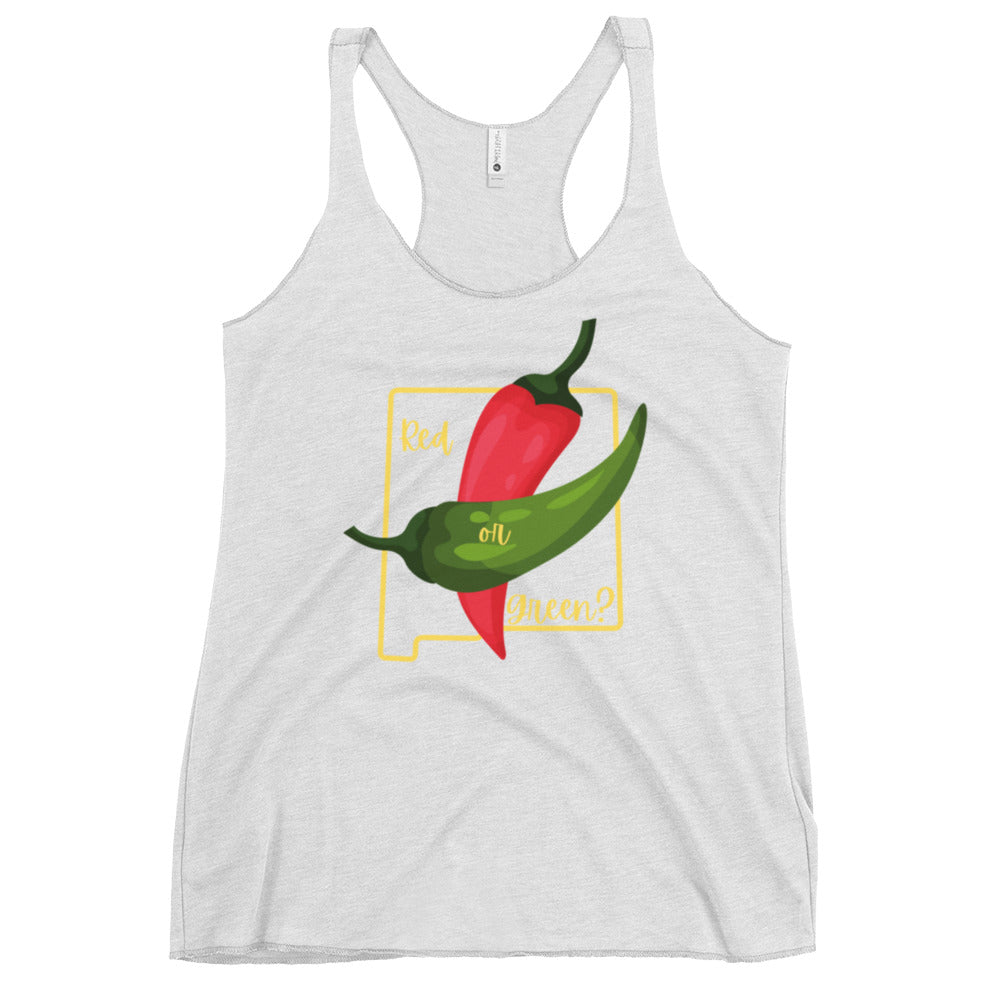 White State Question Women's Tank - Hatch Green Chile Store