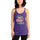 Era Tank — women's racerback tank top in purple rush, front view