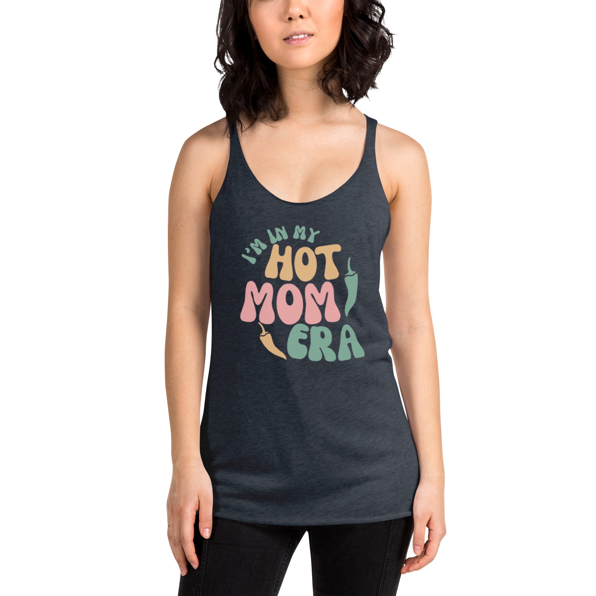 Navy Blue Tank Top - Hatch Green Chile