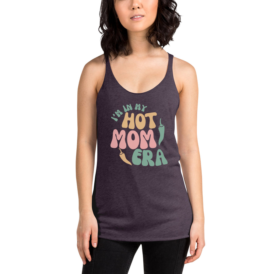 Era Tank — women's racerback tank top in vintage purple, front view