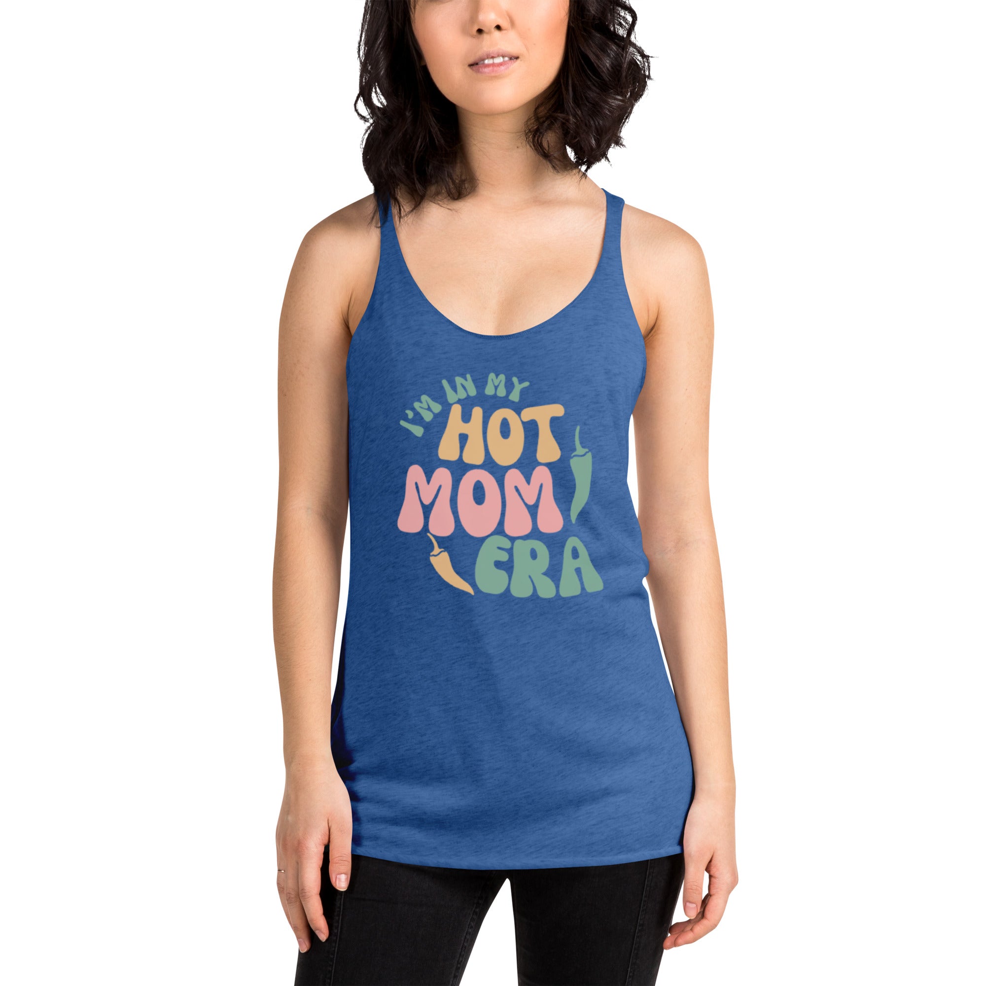 Vintage Blue Tank Top - Hatch Green Chile