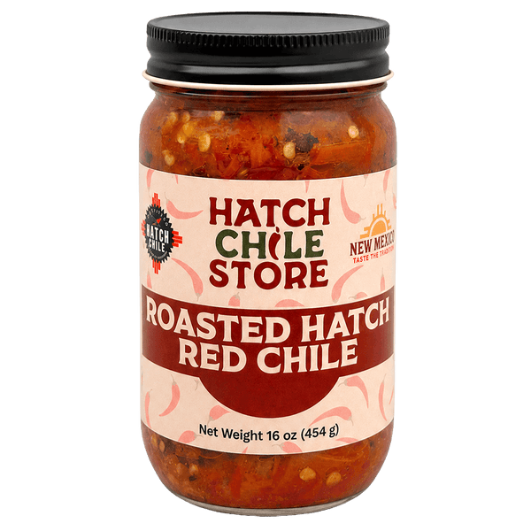 16 oz jar of roasted Hatch red chile