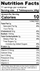 Nutrition Label of New Mexico Gold Salsa