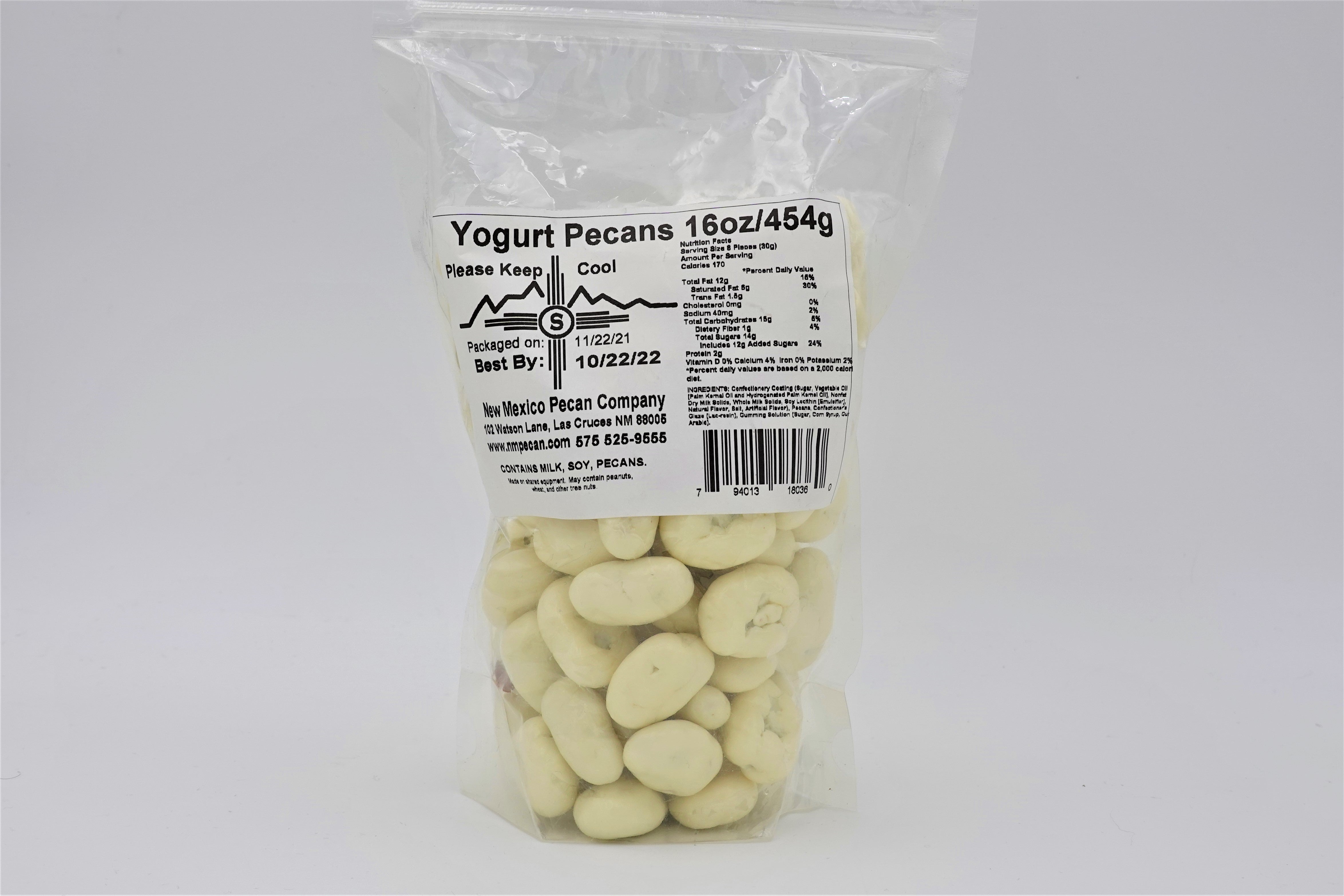 16 oz Yogurt Covered Pecans - Hatch Green Chile Store