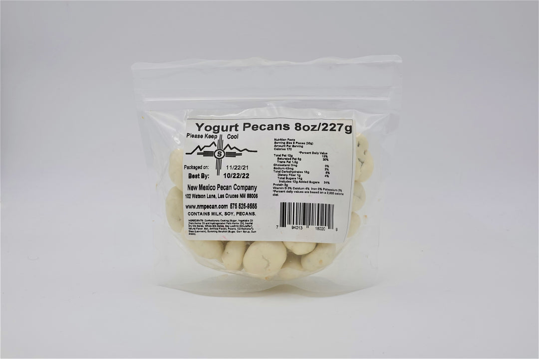 8oz Yogurt Covered Pecans - Hatch Green Chile Store
