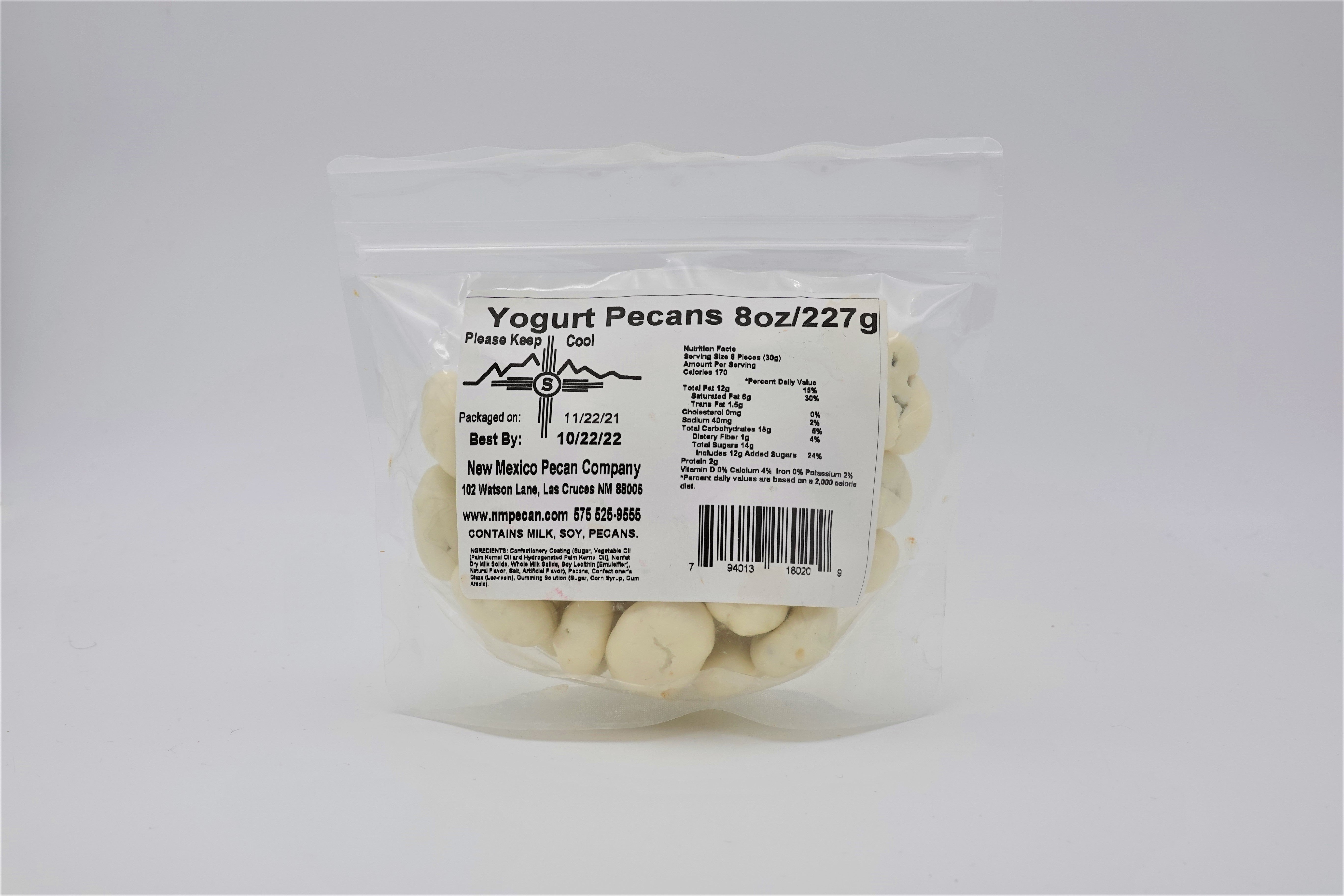 8oz Yogurt Covered Pecans - Hatch Green Chile Store