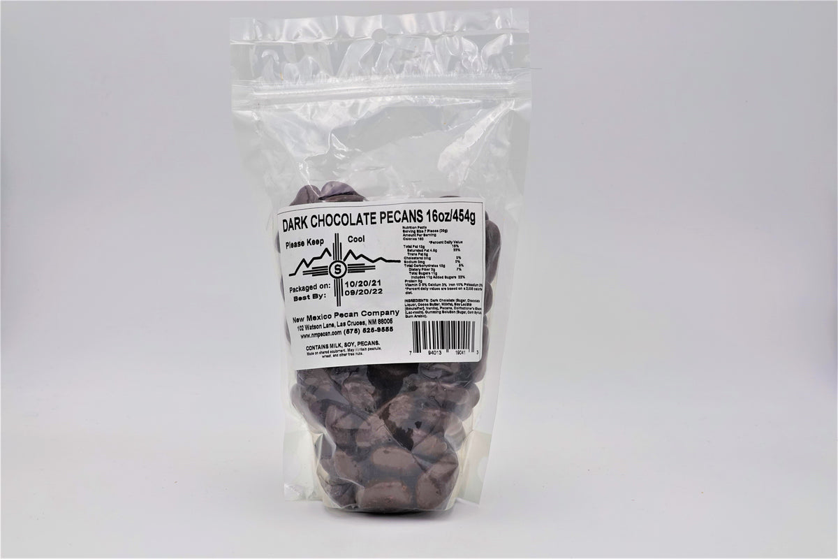 Dark Chocolate Covered Pecans 16 OZ - Hatch Green Chile Store