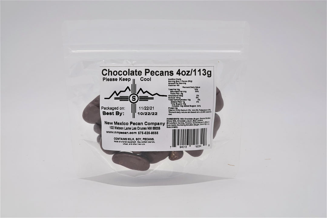 Chocolate Covered Pecans 4 OZ - Hatch Green Chile Store