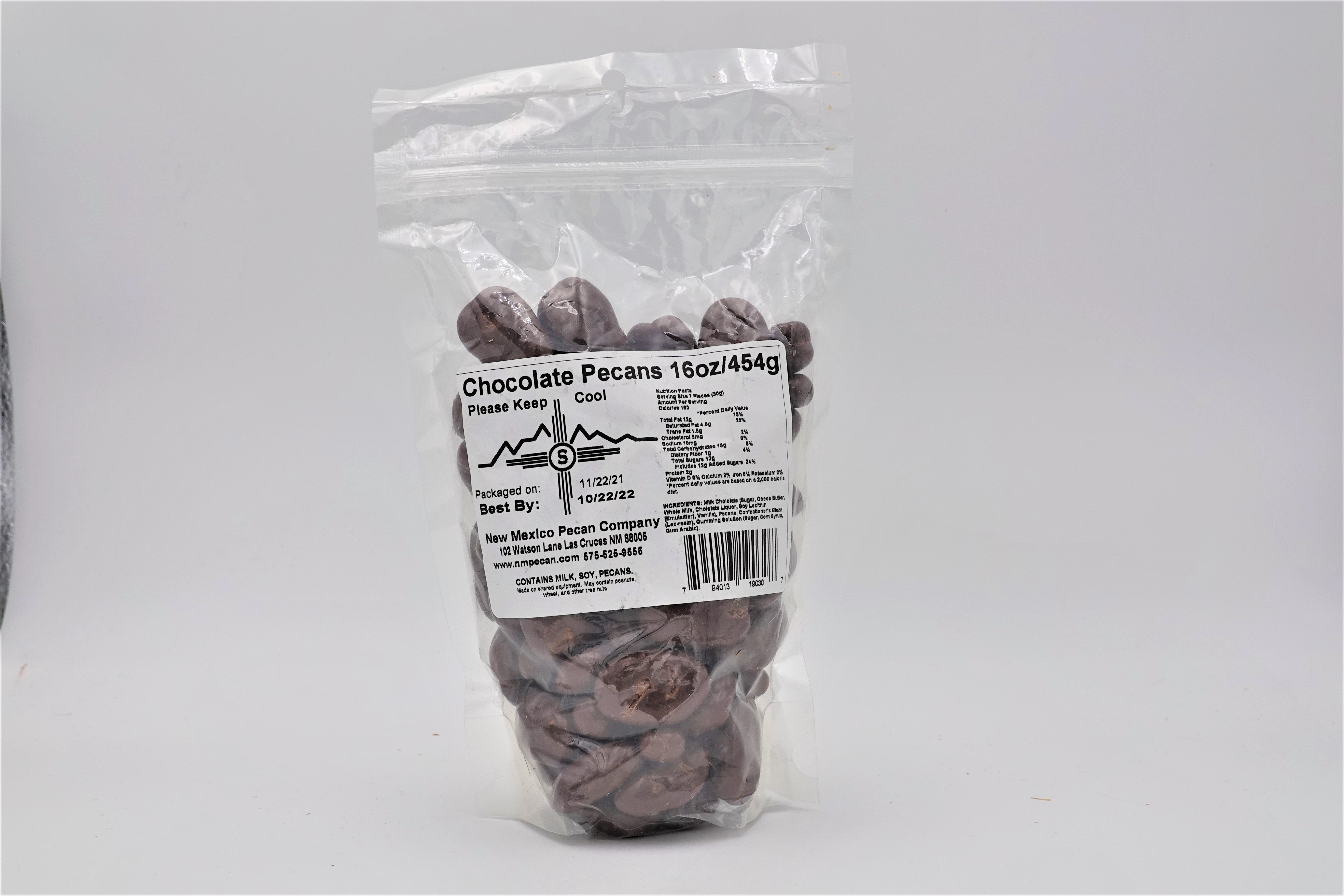 Chocolate Covered Pecans 16 OZ - Hatch Green Chile Store