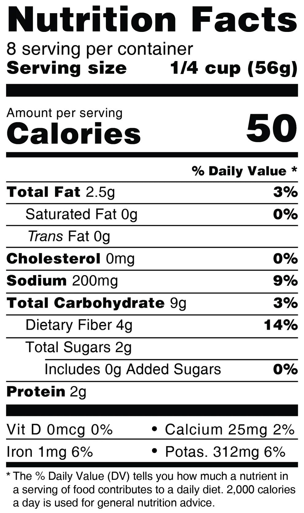 Nutrition facts of Sun-Dried Red Chile Sauce - Hatch Green Chile Store