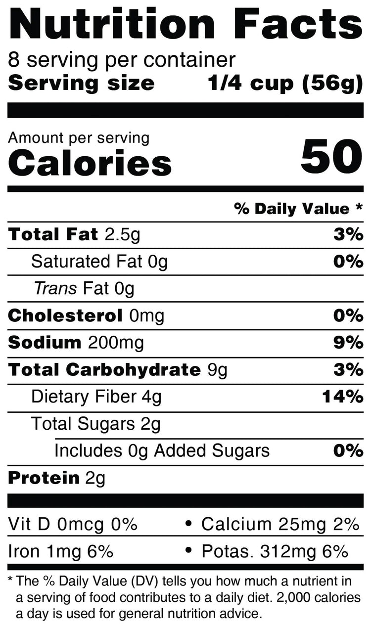 Nutrition facts of Sun-Dried Red Chile Sauce - Hatch Green Chile Store