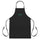 Black Embroidered Apron
