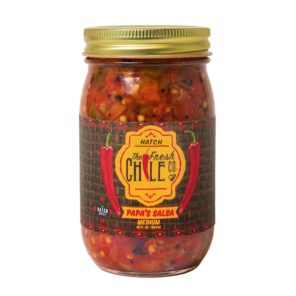 Medium Papa's Chunky Hatch Chile Salsa - Hatch Green Chile Store