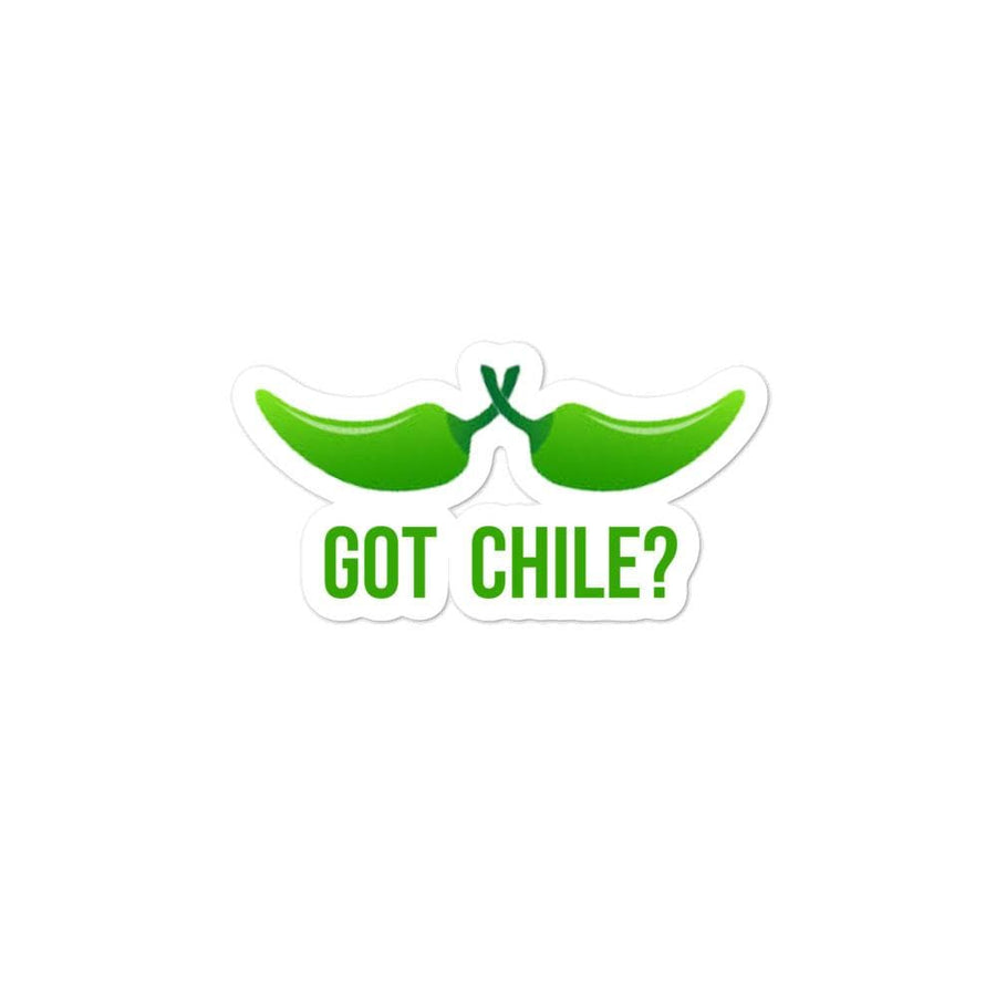 Chile Mustache Sticker — kiss-cut sticker, 3x3 in
