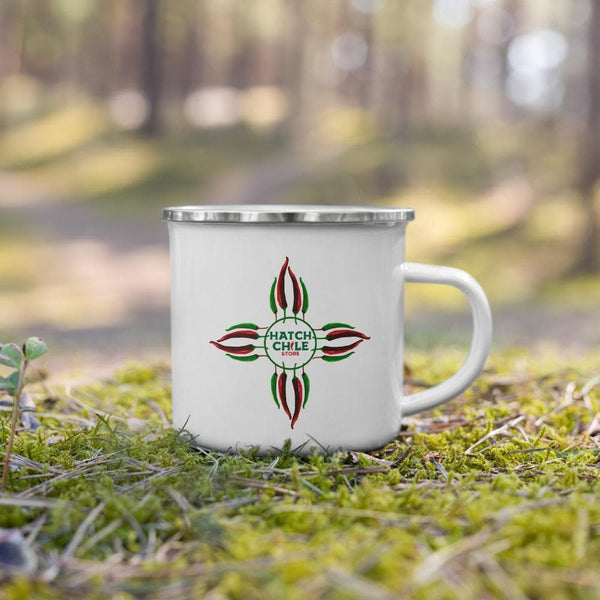 Chile Zia Enamel Mug - Hatch Green Chile Store