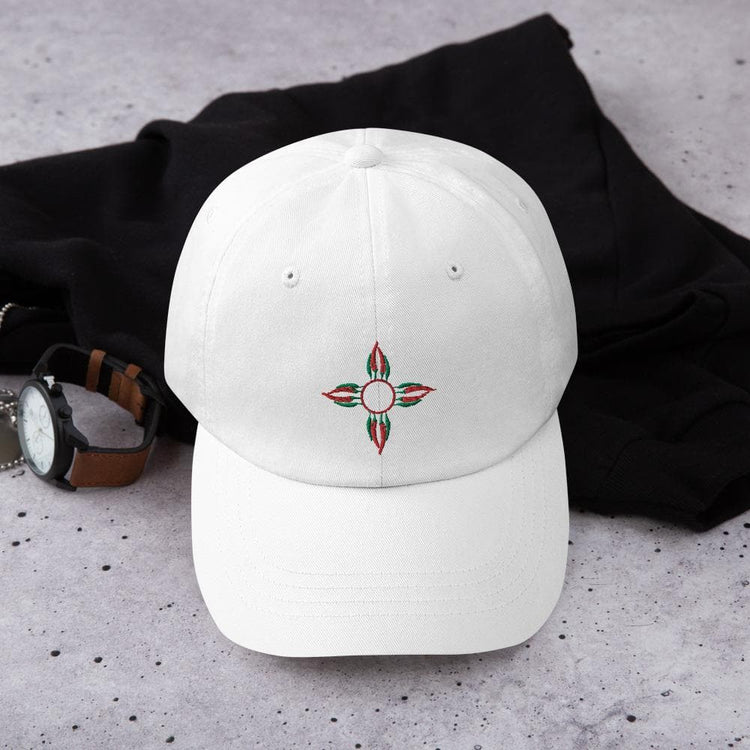 Chile Zia Dad Hat White - Hatch Green Chile Store