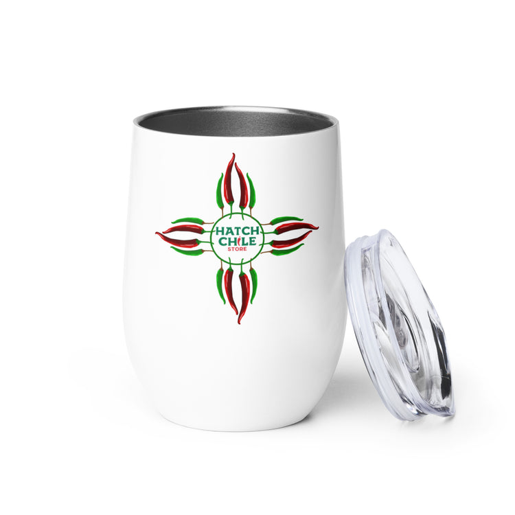 Chile Zia Wine Tumbler White - HGCS