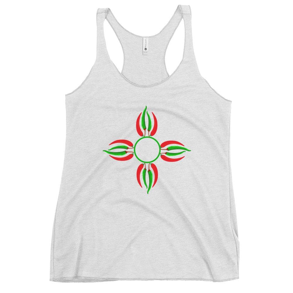 Chile Zia Women's Tank White