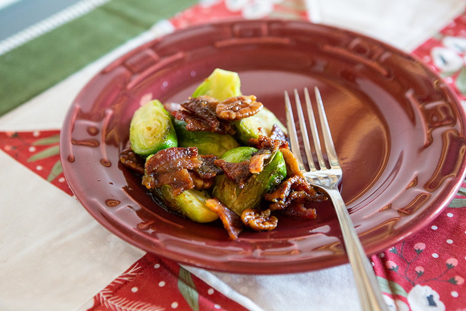 Sweet & Spicy Brussels Sprouts