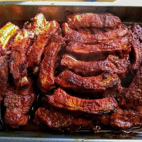 Hatch Red Chile Ribs