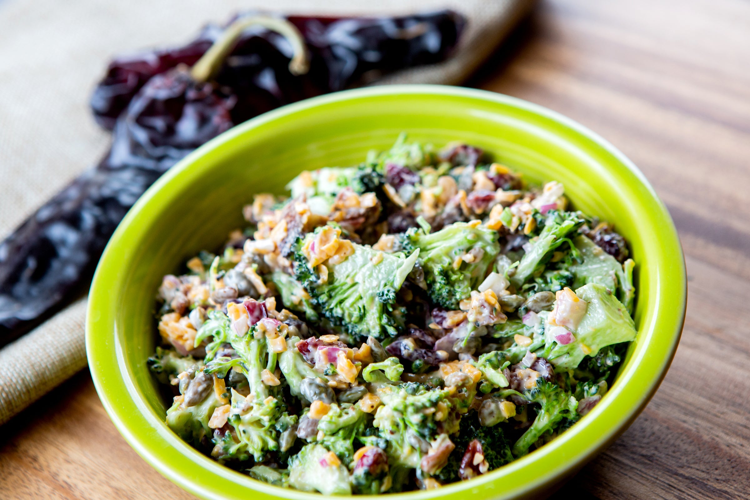 New Mexico Style Bacon & Broccoli Salad