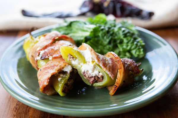 Bacon Wrapped Chile Bombs