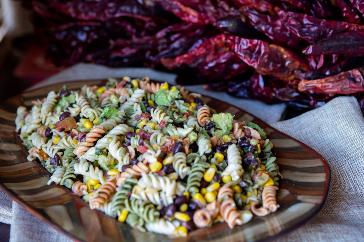Hatch Green Chile Pasta Salad