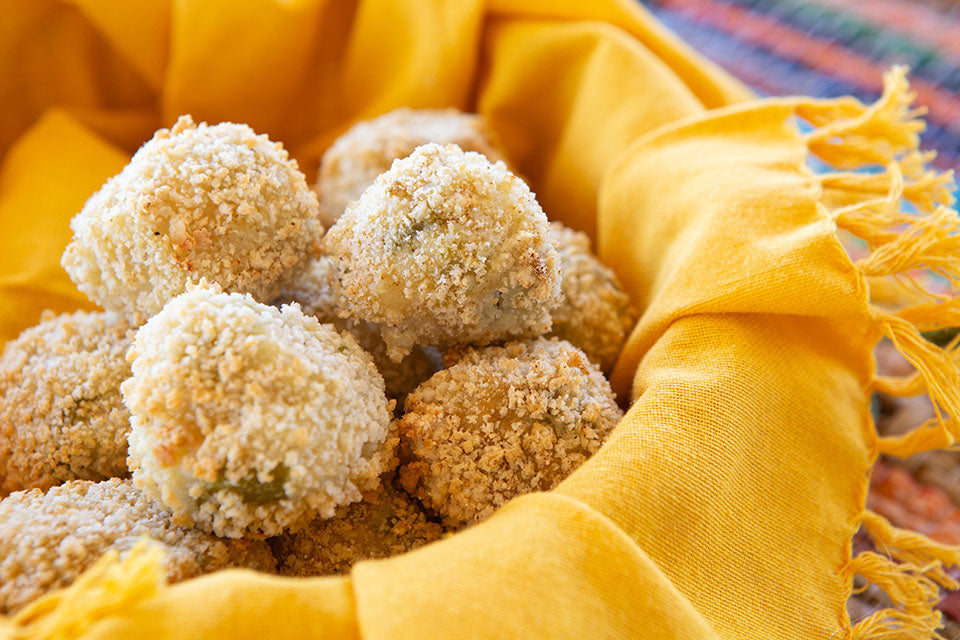 Green Chile Potato Cheese Balls