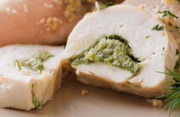 Green Chile Pesto Stuffed Chicken