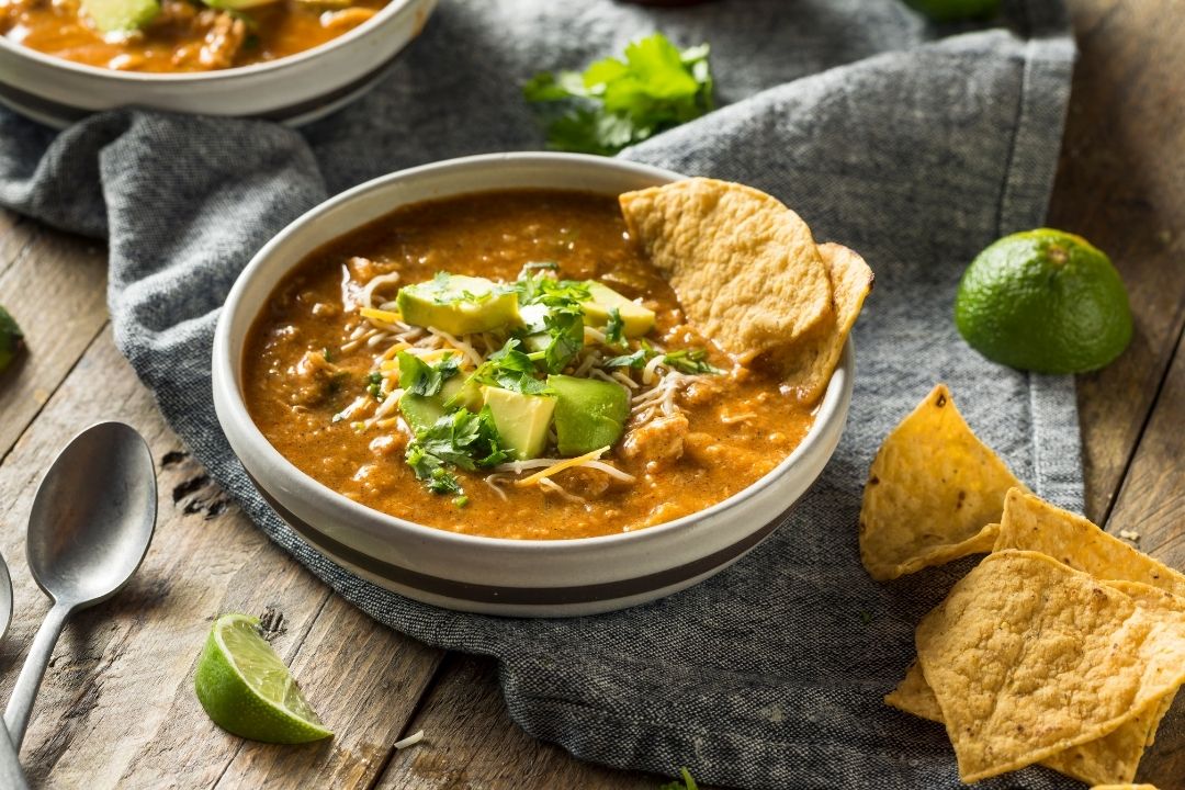 Green Chile Enchilada Soup