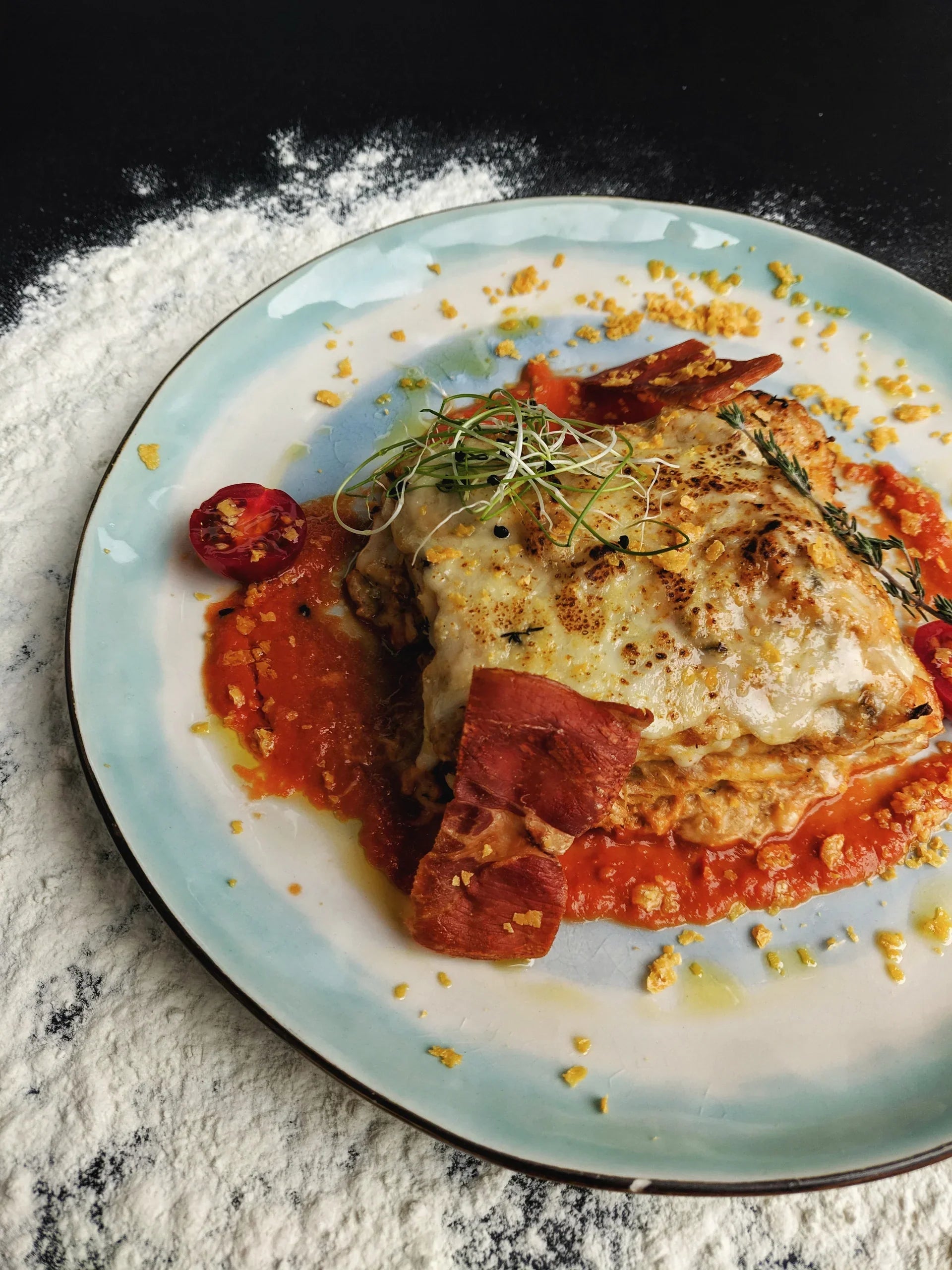 Green Chile Lasagna