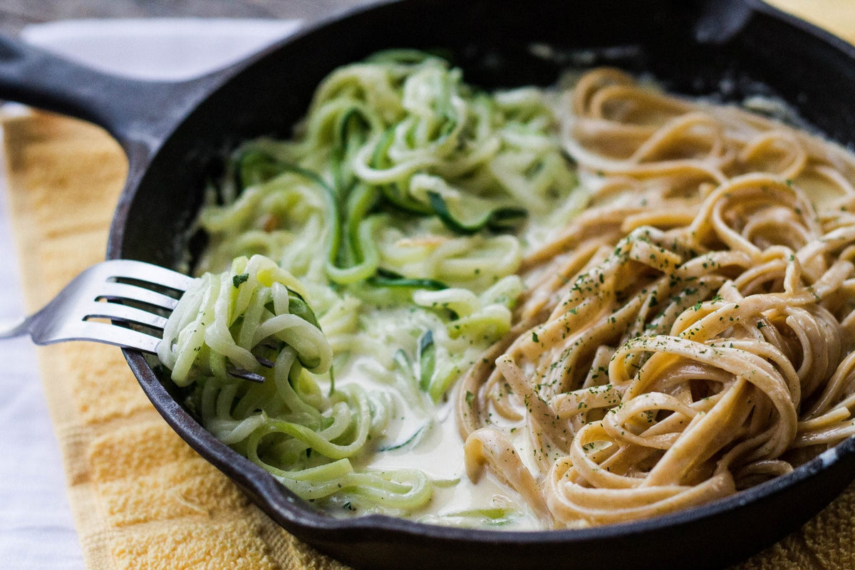 Hatch Green Chile Alfredo - Two Ways