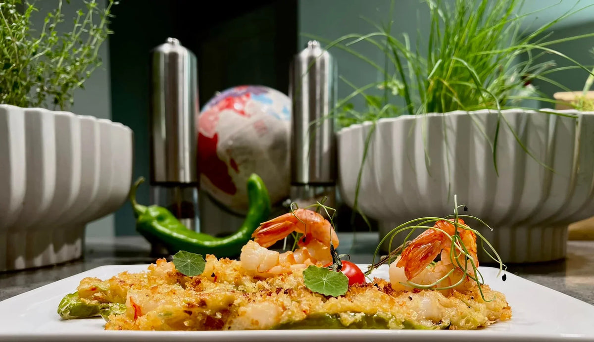 Hatch Chile Stuffed with Shrimp