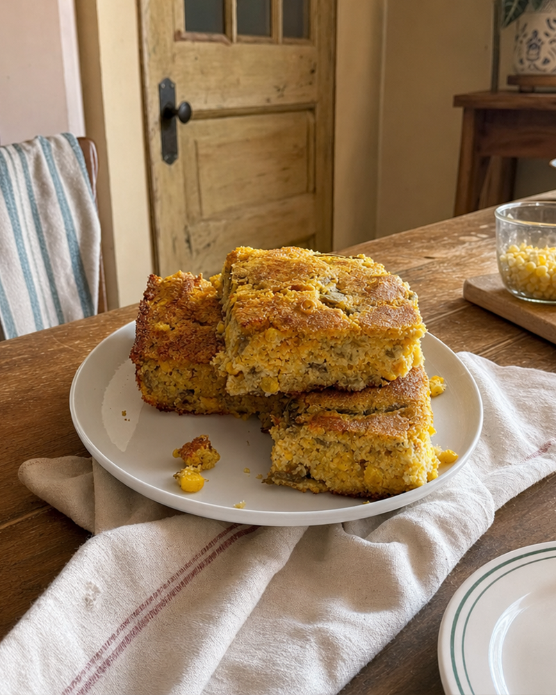 Green Chile Cornbread