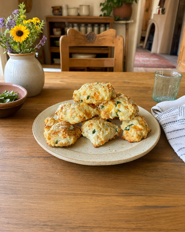 Green Chile Cheddar Bay Biscuits