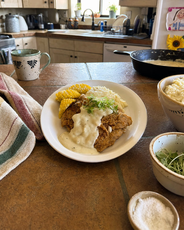 Hatch Green Chile White Gravy