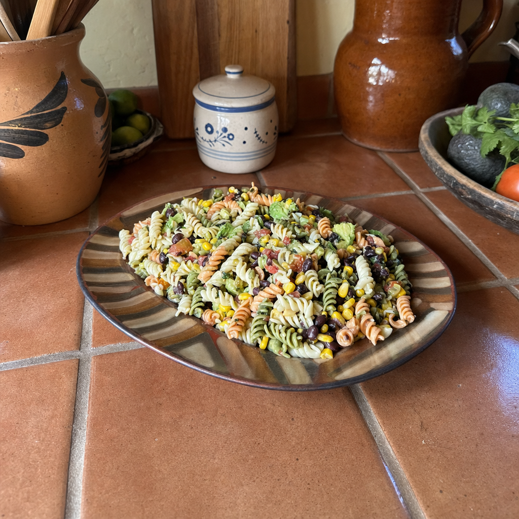 Hatch Green Chile Pasta Salad