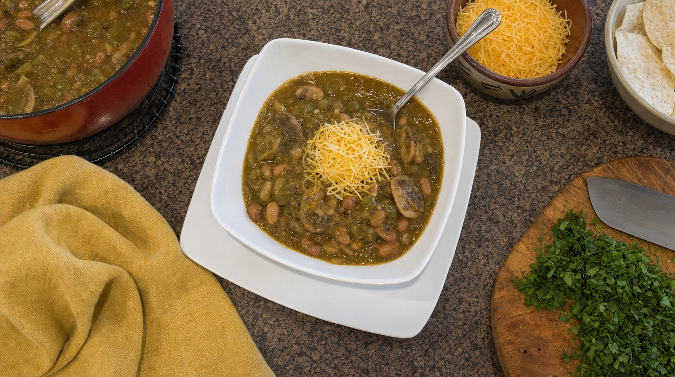 Green Chile Mushroom Stew