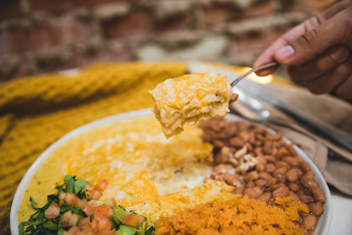 Hatch Green Chile Enchiladas