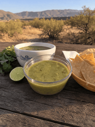Homemade Roasted Salsa Verde