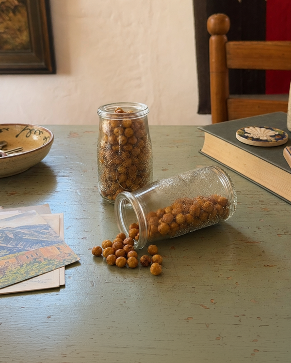 Red and Green Chile Spiced Chickpeas