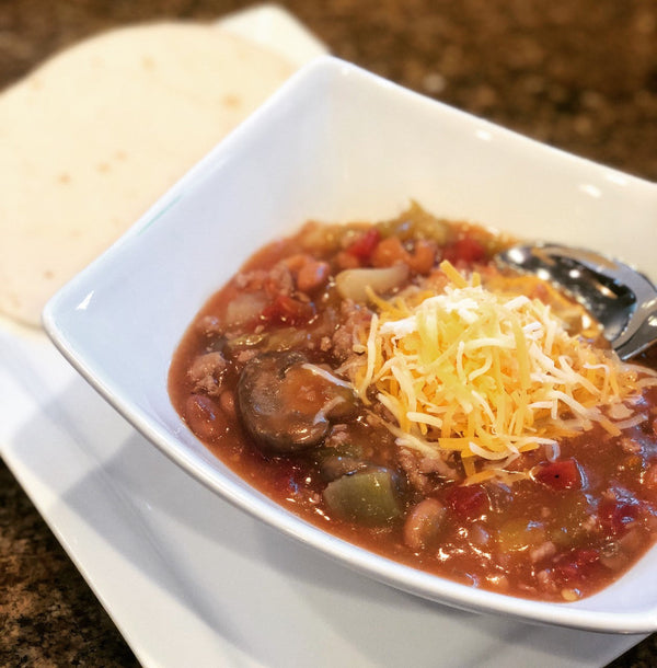 Green Chile Mushroom Stew