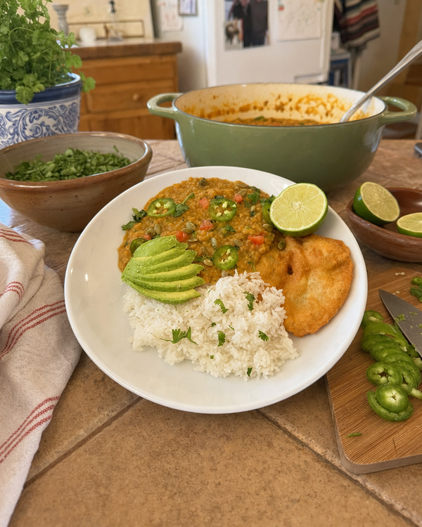 New World Hatch Green Chile Dal by Jon Bennion