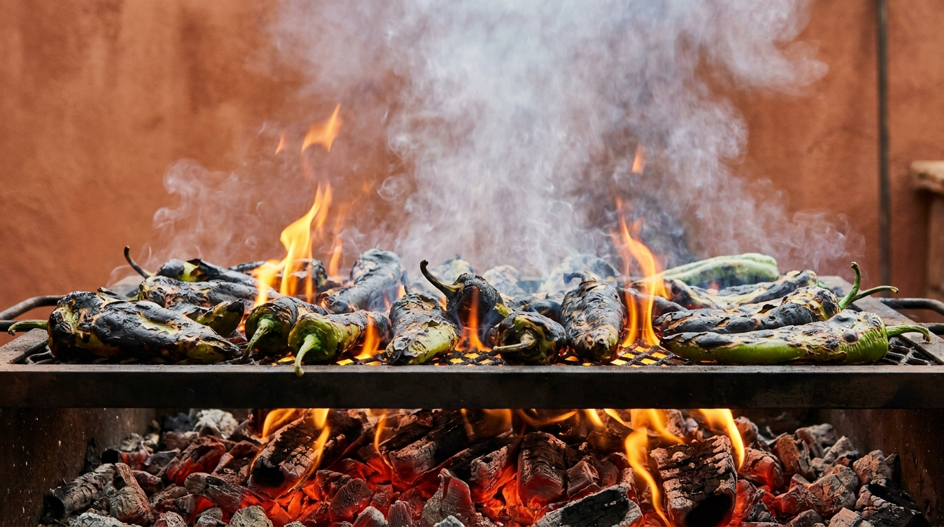 How to Roast Hatch Chile