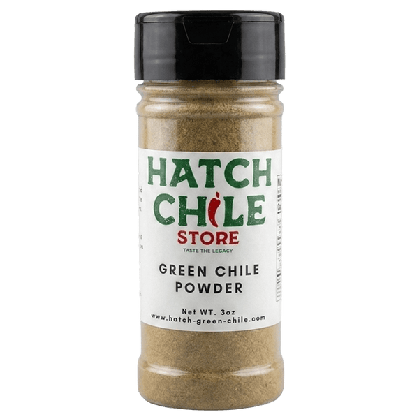 Hatch green chile powder in a 3 oz shaker bottle