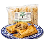 Hatch Green Chile Beef & Cheese Chimichangas